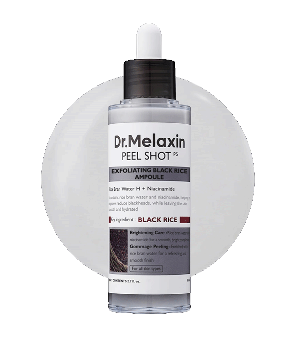 پیلینگ شات برنج سیاه دکتر ملاکسین